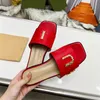 Summer Women Thick Soled Slippers Fashion Slip-On Slides Letter Logo DecorationLady Outdoor Casual Flat Flip Flop Platform Sandals Size35-43