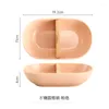 Dinnerware Sets Nordic Ceramic Tableware Creative Household Children's Compartment Bowl Breakfast Fruit Plate Snack Dish Set