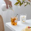 Copos de vinho desenhos animados patos de vidro xícara de chá com maçane