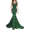 Popularny nowy styl Sweetheart Staghetti Straps Applapes Vestido Fiesta Dress Koronna syrena długa wieczorne sukienki na bal maturalne 328 328