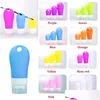 Cosmetic Organizer 38Ml 60Ml 90Ml Portable Sile Filling Bottle Travel Men Women Shampoo Bath Tourism Cosmetics Silica Gel Pocket Dro Dhnex