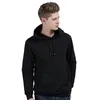 Men's Hoodies & Sweatshirts Cotton Solid Hooded Men Hip Hop Couples Hoodie Fleece Fashion Tracksuit Sportswear Casual Women Sweatshirt Black