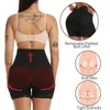 Kadın şekillendiricileri kadın yastıklı shapewear kalça arttırıcı şort yüksek bel vücut şekillendirici kalçalar pad panties popo kaldırıcı ganimet eğitmeni kontrol 230227