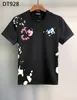 DSQ Phantom Turtle Men Men Thirts Mens Designer T Derts Black White Back Back Cool Men Summer Edital Fashion Tops Street Tops بالإضافة إلى حجم M-XXXL 60930