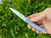 Promoción H2371 cuchillo plegable de bolsillo 3Cr13Mov hoja satinada mango de acero inoxidable para acampar al aire libre senderismo cuchillos de fruta