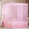 Moustiquaire Romantique Princesse Dentelle Canopy No Frame pour Twin Full Queen King Bed Couvre-lit Rideau Pour Bébé Enfants Lecture Jouer 230227