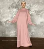 Roupas étnicas Ramadan Long Khimar 2 Peça Conjunto de Mulheres Muçulmanas formais Hijab abaya Prayment Sets Dubai Turkey Namaz Jurken Abayas