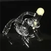 Hookahs Quartz Banger Carb Conjunto de tampa de 25 mm de quartzo 14 mm 18mm machos fêmeas fêmeas térmicas planas bangers para plataformas de glass de glass