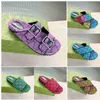 Luxe designer platform Slipper Dikke bodem vrouwen mannen sandaal in elkaar grijpende strand slippers rubberglaasjes retro zomer lente vintage macaron kleurformaat 35-42