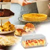 Decorative Plates Stainless Steel Butter Dish Cake Dessert Bread Serving Tray Buffet Food Container Furit Salad Steak Storage Box Z0227