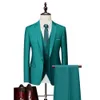 Herrdräkter blazrar Jacketsvestpants Men's High Quality Business Blazers/ Wedding Groom's Wedding Dress Three-Piece Suit/ Man Tuxedo S-6XL 230227