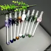 Smoking Accessories Color glass nozzle skull bone Wholesale Glass bongs Oil Burner Glass Water Pipes Oil Rigs Smoking Free