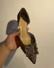 Brudrosa Rhinestone Wedding Dress Fashion Bling Womens Single Shoes Mary Jane Shoe 672