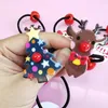 Clips para el cabello Regalo de Navidad Cuerda de amarre para decoración del bebé (Una bolsa de 10 piezas)