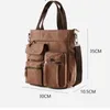 Briefcases Canvas Men Business Bag Fashion Man Crossbody High Quality Briefcase Black Handbag 230227