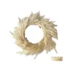 car dvr Decorative Flowers Wreaths Wedding Pampas Grass Large Size Fluffy For Home Christmas Decor Natural Plants White Dried Flower Wreat Dhfkl