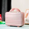 Cosmetic Organizer Dome Cameras 14 Inch Candy Color Small Makeup Tool Box Portable Student Travel Suitcase Japanese Simple Luggage Y2302