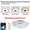 Plafonniers Lampe LED intelligente moderne WiFi 60W RGB Dimmable APP Bluetooth Musique pour la maison Chambre Salon avec télécommande