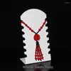 Jewelry Pouches Customized Acrylic Necklace Display Holder Pendant Rack Stand Car Decorations Showing Case Organizer