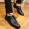 Kleid Schuhe Neue Männer Leder Schuhe Mode Korea Männer Müßiggänger Bequeme Kappe Business Schuhe Männer Kleid Schuhe Hochzeit Spitze Schuhe R230227