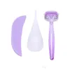 Epilator Women Pubic Hair Shaving Template Professional Pruning Tools Knife Lady Secret Bikini Private Parts Plastic Razor Shaver Dr Dhi2C