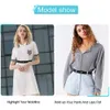 Cintos 8 estilos No Show Women Stretch Belt Invisible Elastic Web Strap Belt com fivela plana para calças de jeans Vestidos Z0223