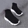 Outdoor childrens shoes fashion toddler baby sneakers boots kids running shoe boy girls knitted athletic socks shoes