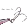 Baits lokt 8 PCSlot Jigging Lure Vis Lures Metal Spinner Lepel Fish Aas Jigs Japan Visserij Tackle Pesca Bass Tonijnforel Set 230227