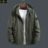 Designer Outerwear Coats Jackets Stones jaqueta de manga comprida Badges Men Company Stones casuais Casilhas masculinas