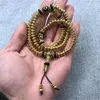 Strand vintage 108 pärlor mala ren mässingsarmband tibetansk nepal koppar bön armband yoga balans mode män smycken