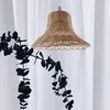 Pendant Lamps INS Lights Homestay Rattan Weaving Lampshade Pography Props Handmade Decorative Restaurant Light