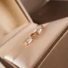 Ringer kvinnors designer personlighet 18k mode guld sliver ringar för kvinna set med diamant hög lyx ring diamantsmycken