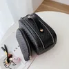 Aufbewahrungstaschen Pu-Leder Kosmetiktasche Frauen Make-up Weben Kupplung gewebt Stricken Geldbörse Dame Reißverschluss Tasche Fall Organizer Beutel 2 Stück Taschenset Y2302