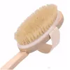 Bath Tools Accessories Natural Boar Bristle Wooden Brush Long Handle Masr Shower Back Spa Body Skin Bathroom Products Drop Deliver Dhn82