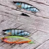 Baits Lures JOHNCOO 190mm Jointed Swimbaits Fishing Lures Floating Vibration 2 Segment Big Giant Bait 50g Soft Fishtail Hard Baits Wobblers 230227