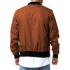 Jackets masculinos Europa Os Estados Unidos Solid Color Men's Bomber Jacket Spring 2023 Moda casual Tamanho grande Coat S-5xl