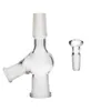 10mm 14mm 18mm maschio femmina tubo di vetro iniettore pass through adattatore bong acqua tubo dab rig palla accessorio per fumare