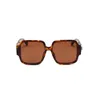 lunettes de soleil pour WoMen Style Anti-Ultraviolet Retro Shield Lens Plate Square Frame Fashion Eyeglasses