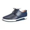 Vestido sapatos novos homens sapatos casuais couro homem oxford sapatos de verão fontes respiráveis ​​calçados confortáveis ​​mocassins de escritório para masculino envio de gotas r230227