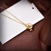 Botiega Sun Moon Designer ketting voor vrouw Gold vergulde 18k offici￫le reproducties sieraden klassieke stijl mode nooit vervagen premium geschenken 007