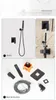 Copper bathroom shower into the wall shower full set of dark shower set wholesale