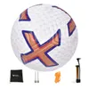 Ballen voetbalballen Officale maat 5 maat 4 hoge kwaliteit PU outdoor voetbal training match kind volwassen futbol topu met gratis pomp 230227