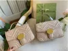 Marmont KVINNOR lyxiga designers väskor klassiskt läder Handväskor Cosmetic messenger Shopping axelväska Toes dam plånbok handväska