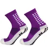 Chaussettes de sport 10 Pairslot Hommes Femmes Football Chaussettes Coton Carré Silicone Ventouse Grip Anti Slip Football Sport Rugby Chaussettes Tennis Chaussettes 230227