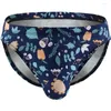 Underpants Printed MEN'S Underwear Low Waist Briefs U-type Convex Design Loose-Fit Breathable Supply Of Goods