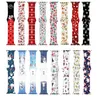 Mode Top Designer Strap Apple Watch Strap 38 mm 40 mm 41 mm 42 mm 44 mm 45 mm Watch Series Print Christmas New Printed Silicone Strap