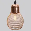 Pendant Lamps Rose Gold Retro Loft Industrial Iron Lights E14 LED Hanging Lamp For Home Living Room Bedroom Kitchen Luminaire