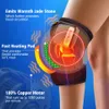 Supporto per virgola del ginocchio a calore VIBRAZIONE MASSEGGIO Supporto per giunti per ginocchiere