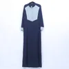 Ethnic Clothing Ramadan Eid Muslim Dress Wholesale Dubai Fashion Hit Color Abaya Maxi Female Full Length Islamic Robes Wy209