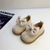 Primeros pasos primavera bebé primeros pasos malla transpirable niñas princesa zapatos lindo mariposa-nudo suela suave niño niños zapatillas 230227